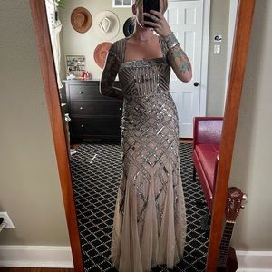 Art Deco beaded dress Adrianna Papell